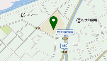 松伏第二小学校の地図画像
