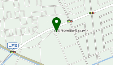 多世代交流学習館の地図画像