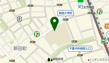 新宿小学校の地図画像