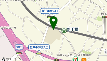 登戸小学校の地図画像