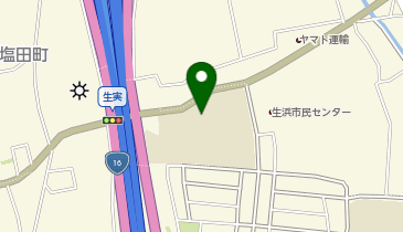 生浜小学校の地図画像