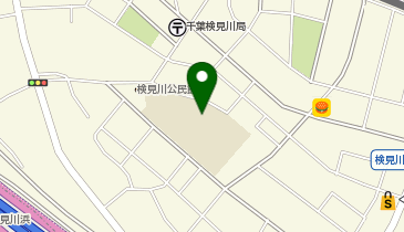 検見川小学校の地図画像