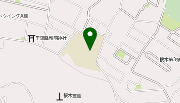 桜木小学校の地図画像