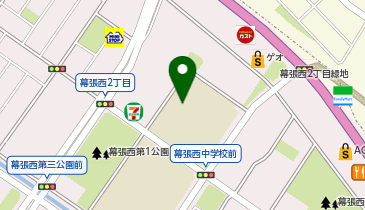 幕張西小学校の地図画像