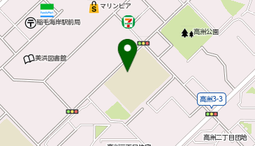 高洲第三小学校の地図画像