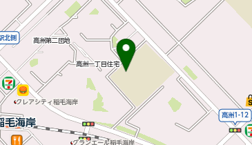 高洲第四小学校の地図画像