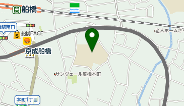 船橋小学校の地図画像