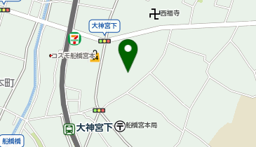 船橋大神宮の地図画像