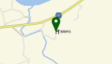 浅間神社の地図画像