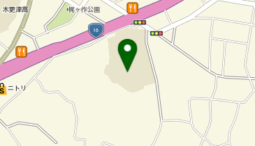木更津第二中学校の地図画像