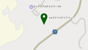 かずさアカデミアホールの地図画像