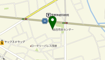 総合市民センターの地図画像
