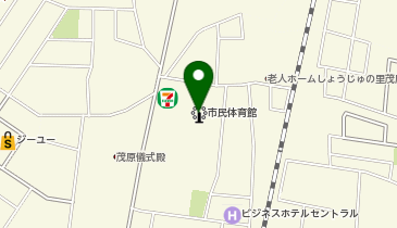 茂原市市民体育館の地図画像