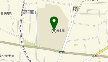 長生高等学校の地図画像