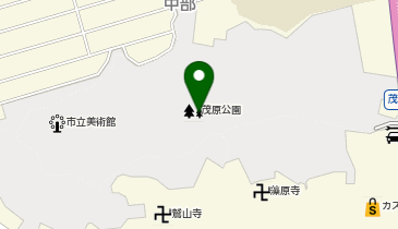 茂原公園の地図画像