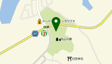 丸山公園の地図画像