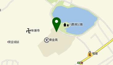 県立東金高等学校の地図画像