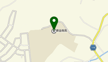 県立東金商業高等学校の地図画像
