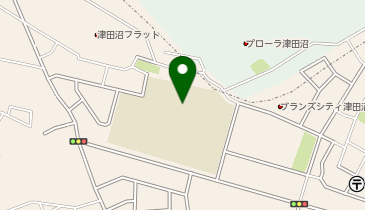 第一中学校の地図画像