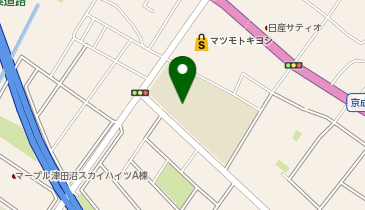 袖ケ浦西小学校の地図画像