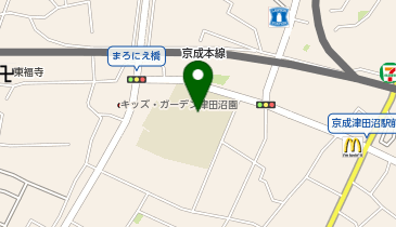 津田沼小学校の地図画像