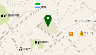 鷺沼小学校の地図画像