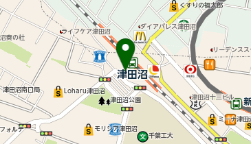 JR東日本 ホテルメッツ津田沼の地図画像