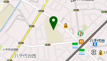 八千代台小学校の地図画像