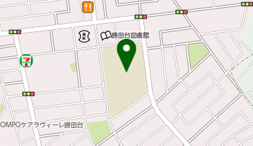 勝田台小学校の地図画像