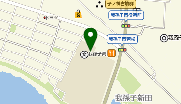 県立我孫子高等学校の地図画像