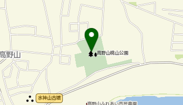 高野山桃山公園の地図画像