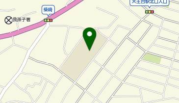 我孫子第三小学校の地図画像