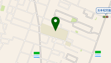 鎌ケ谷市立五本松小学校の地図画像