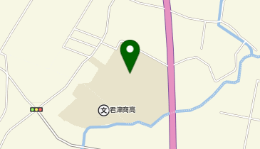 君津商業高等学校の地図画像