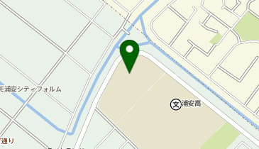 浦安中学校の地図画像