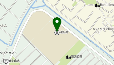 浦安高校の地図画像