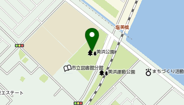 美浜公園の地図画像