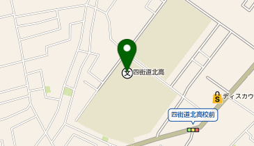 四街道北高等学校の地図画像