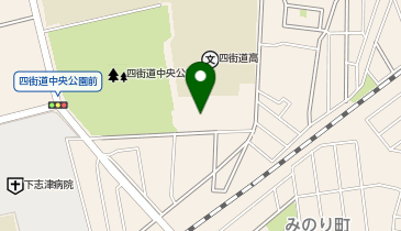 四街道高等学校の地図画像