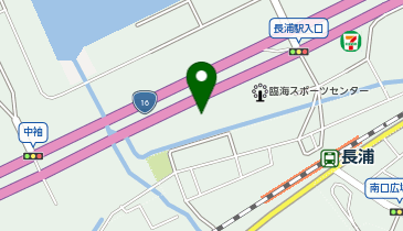 袖ケ浦市臨海スポーツセンターの地図画像