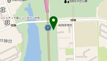 千葉県立北総花の丘公園の地図画像