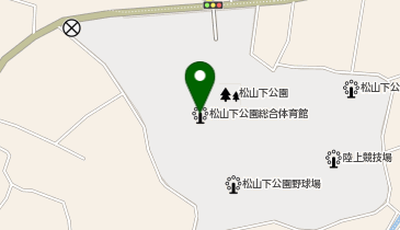 松山下公園の地図画像