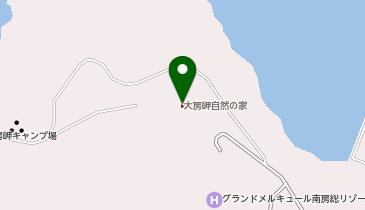 大房岬自然の家の地図画像