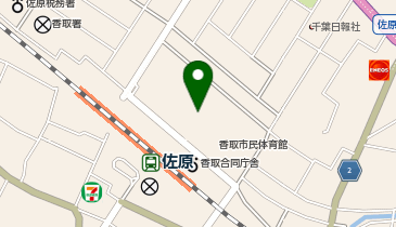 香取市民体育館の地図画像