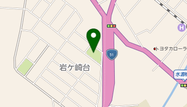 岩ヶ崎台第1号公園の地図画像