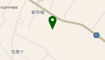 旧佐原第二中学校の地図画像