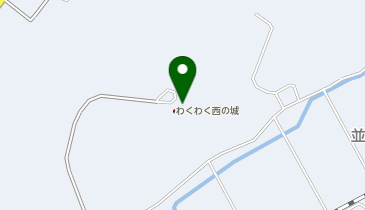 わくわく西の城の地図画像