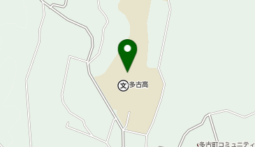 多古高等学校小体育館の地図画像