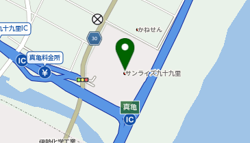 国民宿舎サンライズ九十九里の地図画像