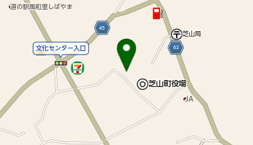 芝山町中央公民館の地図画像